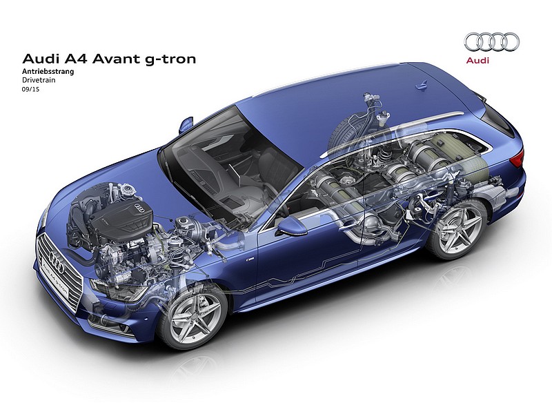 Audi A4 Avant g-tron na zemní plyn